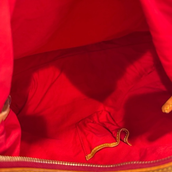 Dooney & Bourke “Florentine” Shoulder Bag Yellow Canvas & Leather EUC - Picture 14 of 16